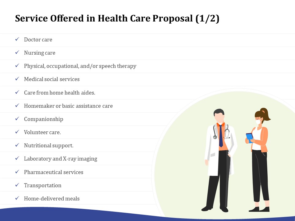 Primary Healthcare Implementation Service Service Offered In Health Care Proposal Occupational Rules PDF