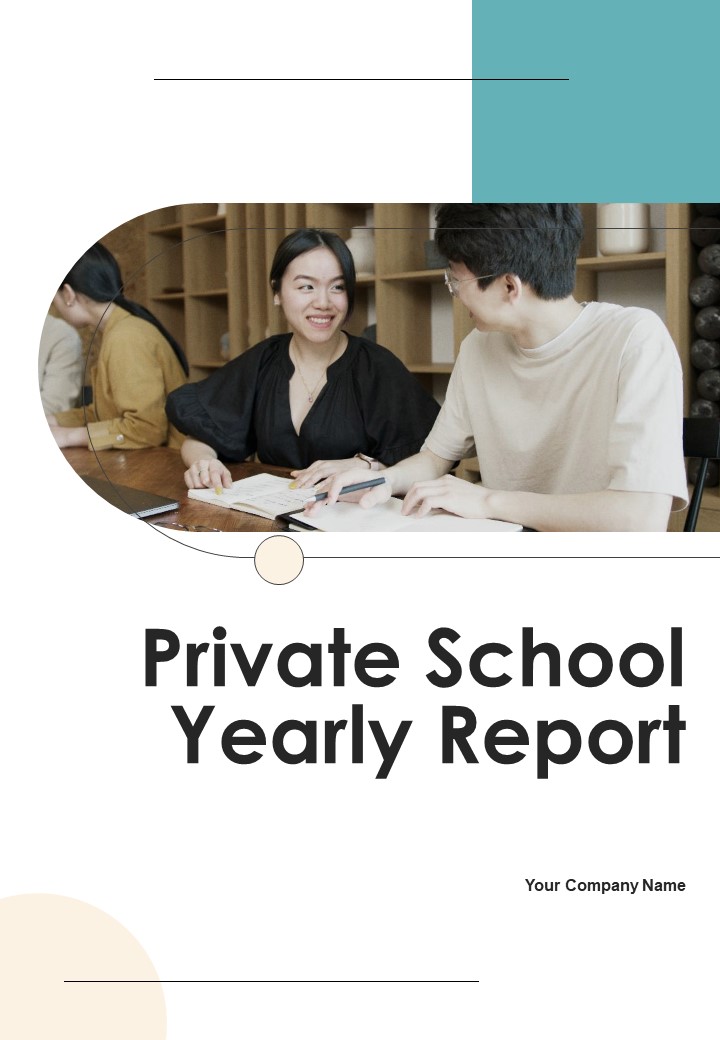 Private School Yearly Report One Pager Documents