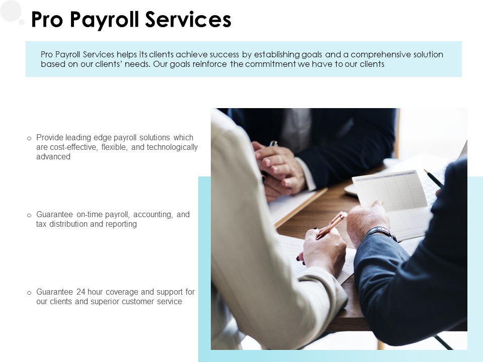 Pro Payroll Services Ppt PowerPoint Presentation Outline Graphics Pictures