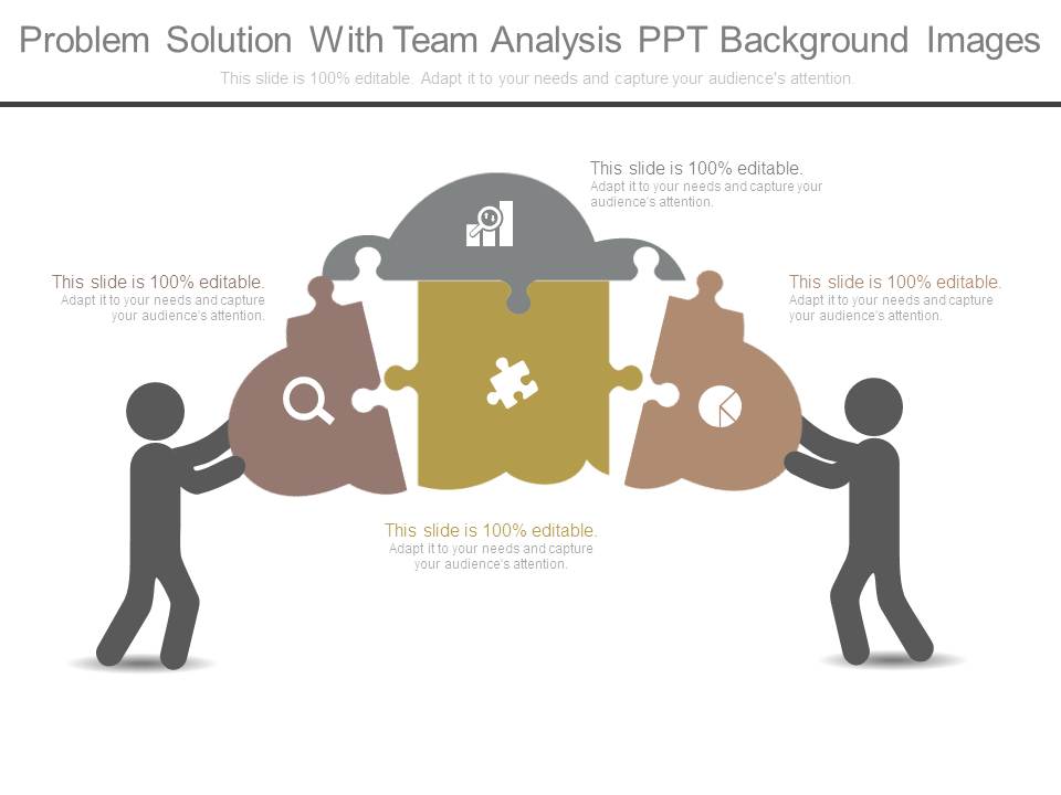 Problem Solution With Team Analysis Ppt Background Images