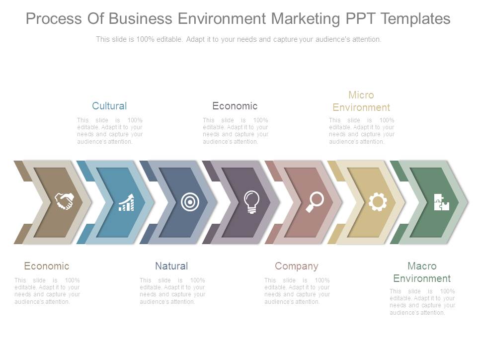 Process Of Business Environment Marketing Ppt Templates