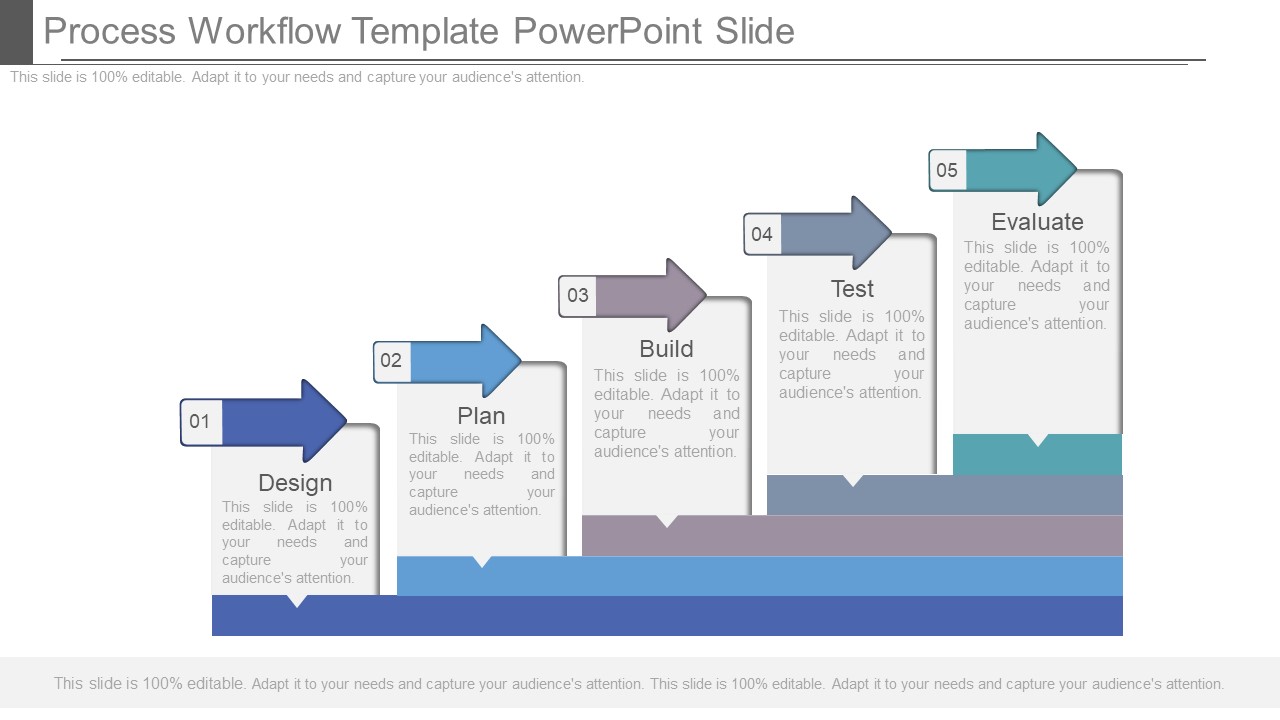 Process Workflow Template Powerpoint Slide