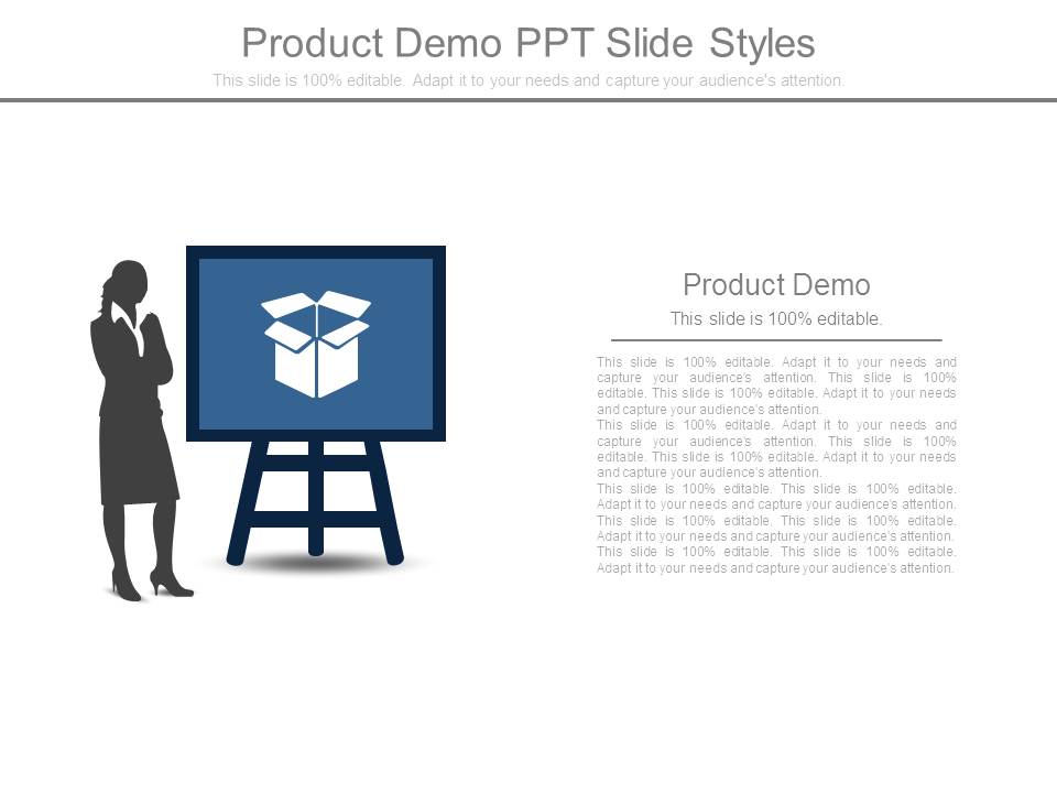 Product Demo Ppt Slide Styles