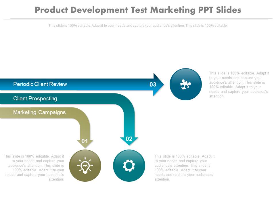 Product Development Test Marketing Ppt Slides