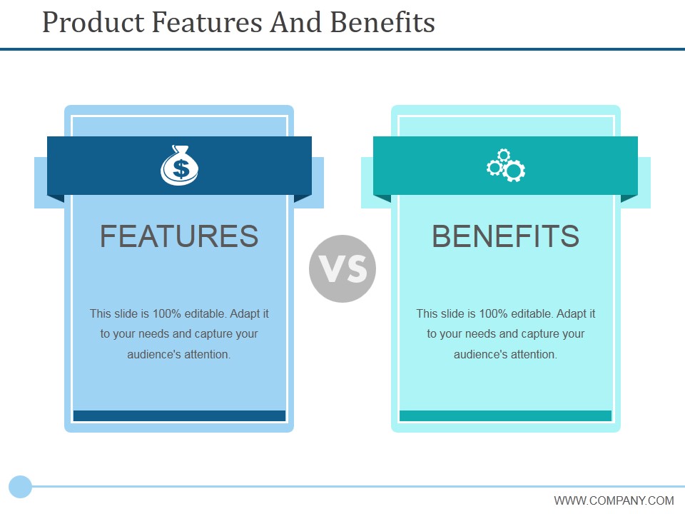 Product Features And Benefits Ppt PowerPoint Presentation Outline Microsoft