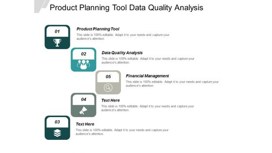 Product Planning Tool Data Quality Analysis Financial Management Ppt PowerPoint Presentation Styles Graphics Template