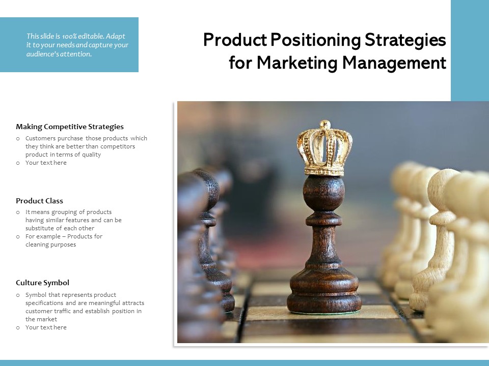 Product Positioning Strategies For Marketing Management Ppt PowerPoint Presentation Gallery Clipart Images PDF