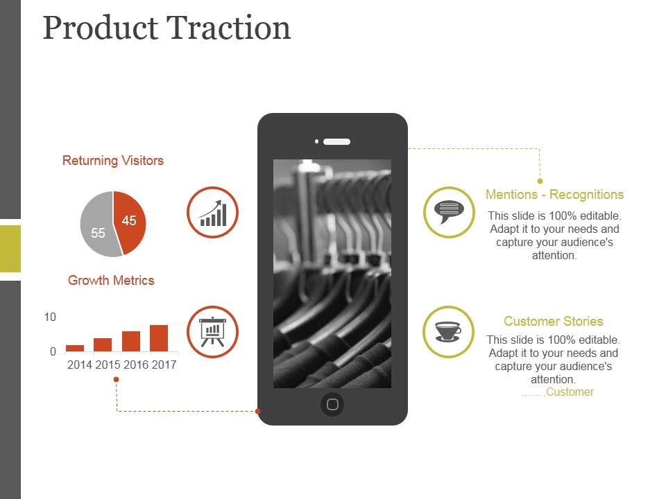 Product Traction Ppt PowerPoint Presentation Themes