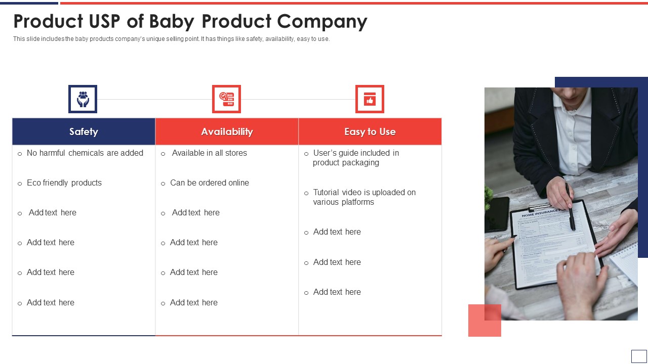 Product USP Of Baby Product Company Designs PDF