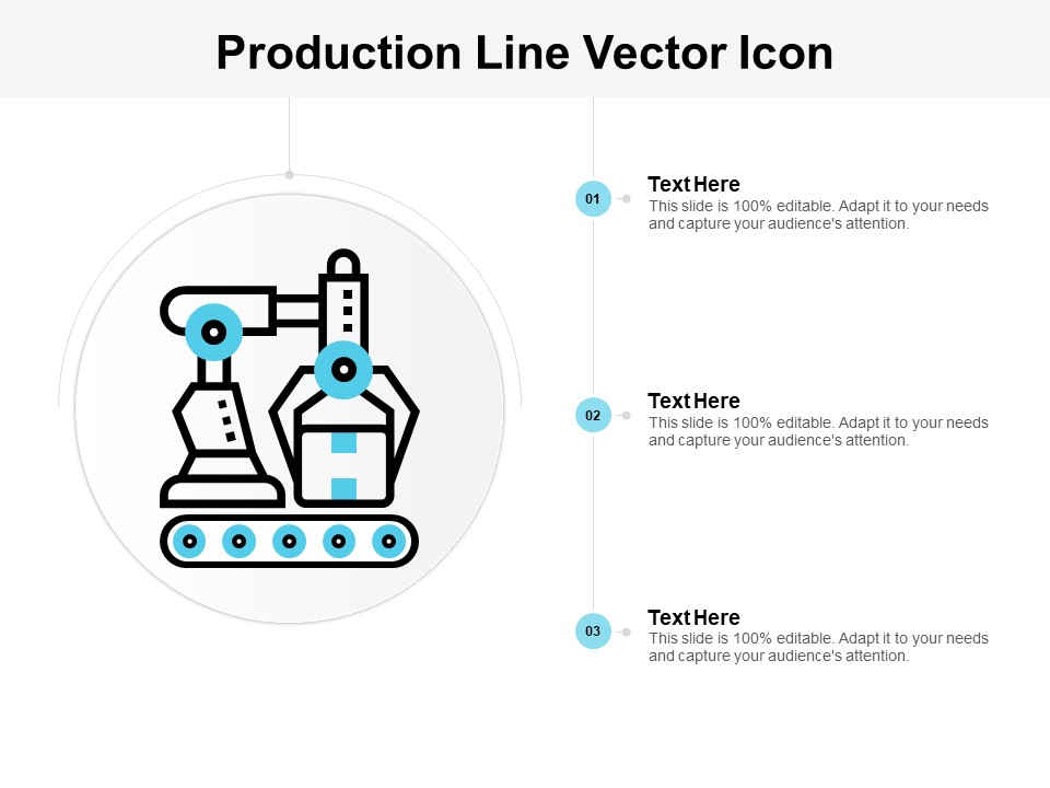 Production Line Vector Icon Ppt Powerpoint Presentation Show Files