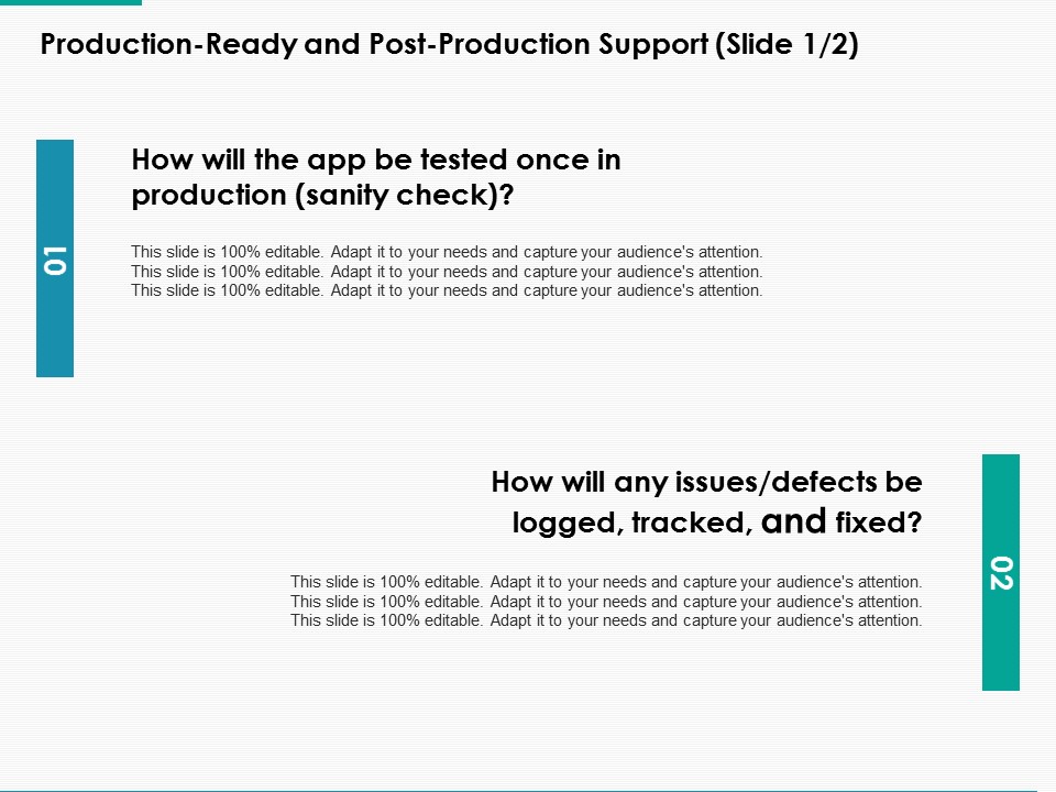 Production Ready And Post Production Support Business Ppt Powerpoint Presentation Inspiration Skills