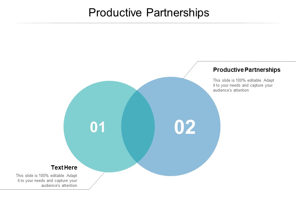 Productive Partnerships Ppt PowerPoint Presentation Infographic Template Examples Cpb Pdf