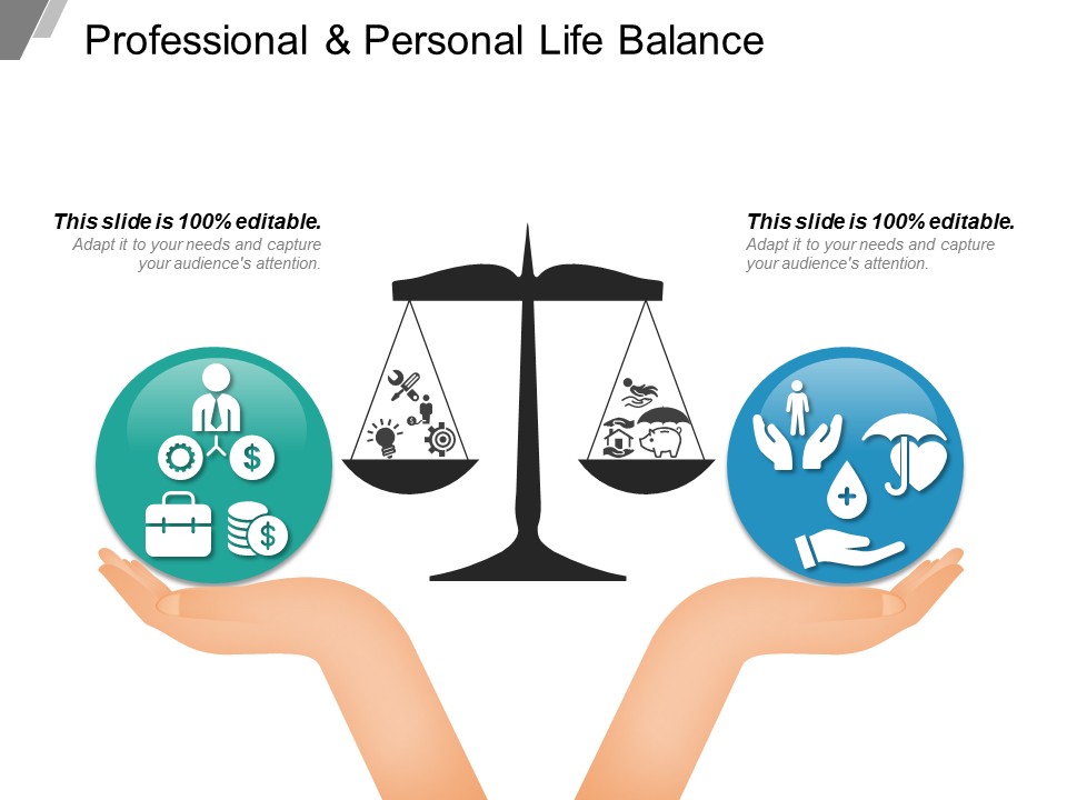 Professional And Personal Life Balance Ppt PowerPoint Presentation Model Background Designs