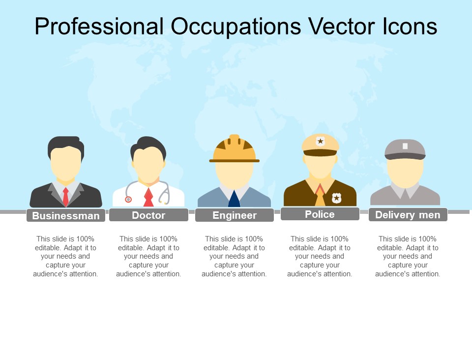 Professional Occupations Vector Icons Ppt PowerPoint Presentation Model Graphics