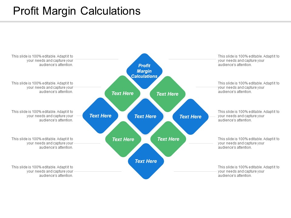 Profit Margin Calculations Ppt PowerPoint Presentation Layouts Graphic Tips Cpb