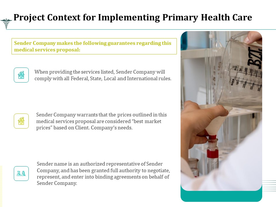 Project Context For Implementing Primary Health Care Ppt File Design Ideas PDF