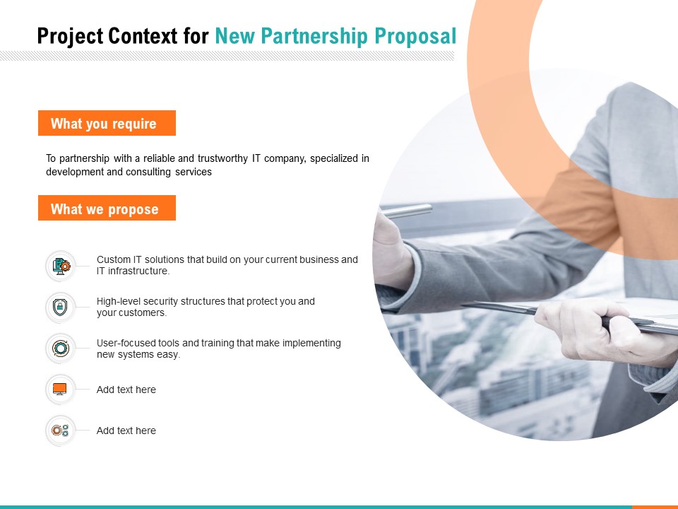 Project Context For New Partnership Proposal Ppt PowerPoint Presentation Inspiration Graphics Tutorials