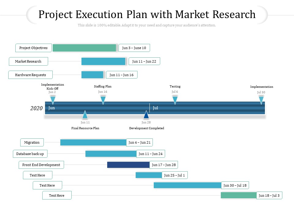 Project Execution Plan With Market Research Ppt PowerPoint Presentation File Templates PDF
