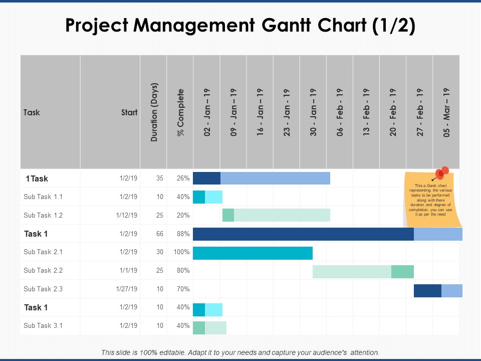Project Management Gantt Chart Marketing Ppt PowerPoint Presentation Professional Ideas