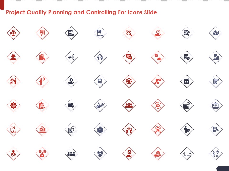 Project Quality Planning And Controlling For Icons Slide Ppt Icon Introduction PDF