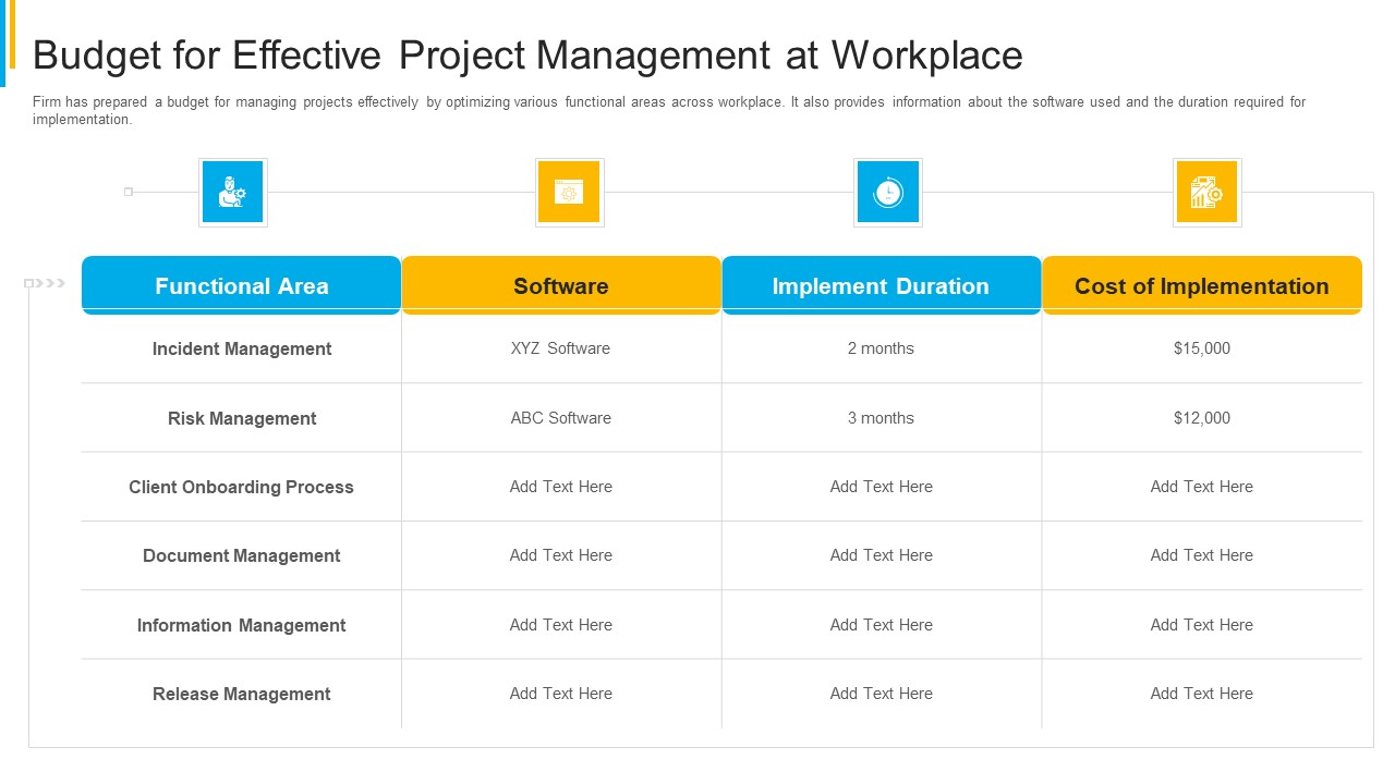 Project Security Administration IT Budget For Effective Project Management At Workplace Themes PDF