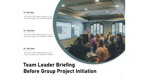 Project Teamwork Employees Brainstorming Team Leader Ppt PowerPoint Presentation Complete Deck
