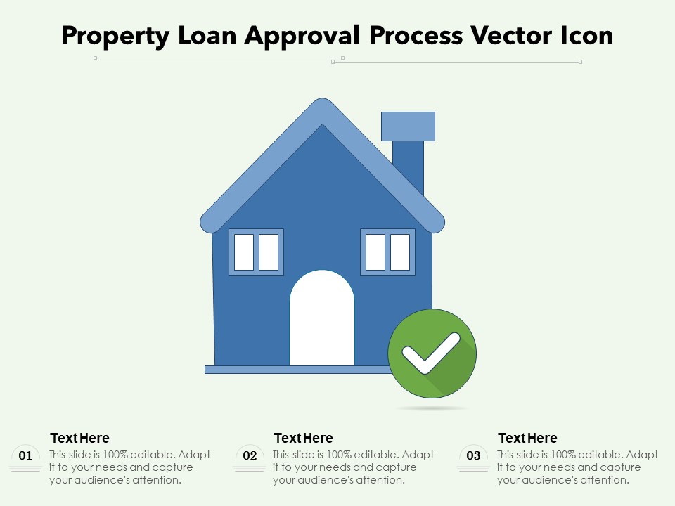 Property Loan Approval Process Vector Icon Ppt PowerPoint Presentation Outline Sample PDF