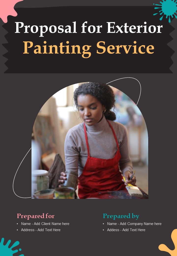 Proposal For Exterior Painting Service Example Document Report Doc Pdf Ppt