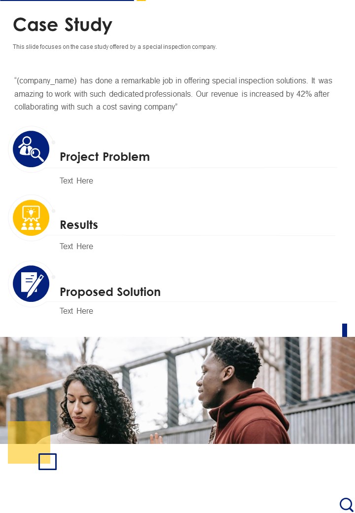Proposal For Special Investigation Project Case Study One Pager Sample Example Document