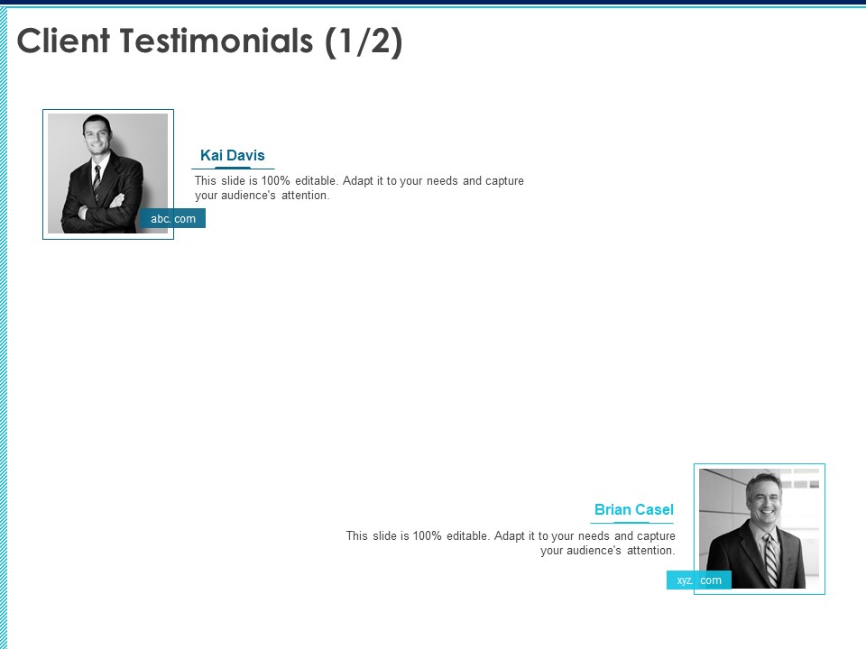 Proposal Template For Accounting Services Client Testimonials Management Ppt Ideas File Formats PDF