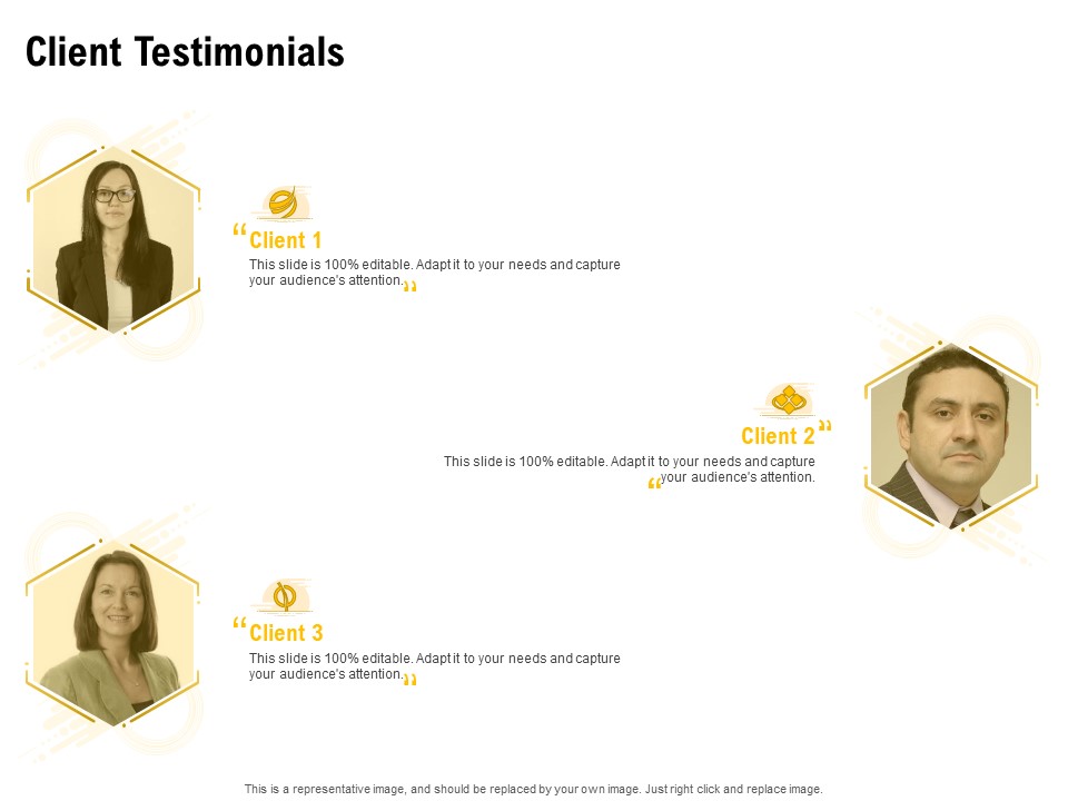 Proposal To Provide Financial Advisory And Bond Client Testimonials Pictures PDF