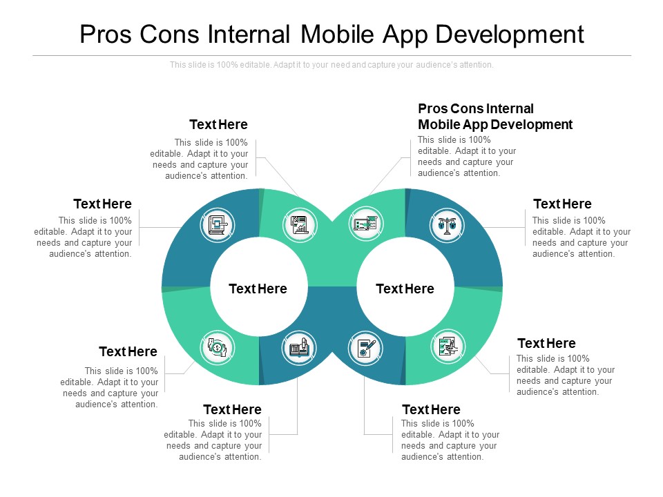 Pros Cons Internal Mobile App Development Ppt PowerPoint Presentation Gallery Layout Ideas Cpb