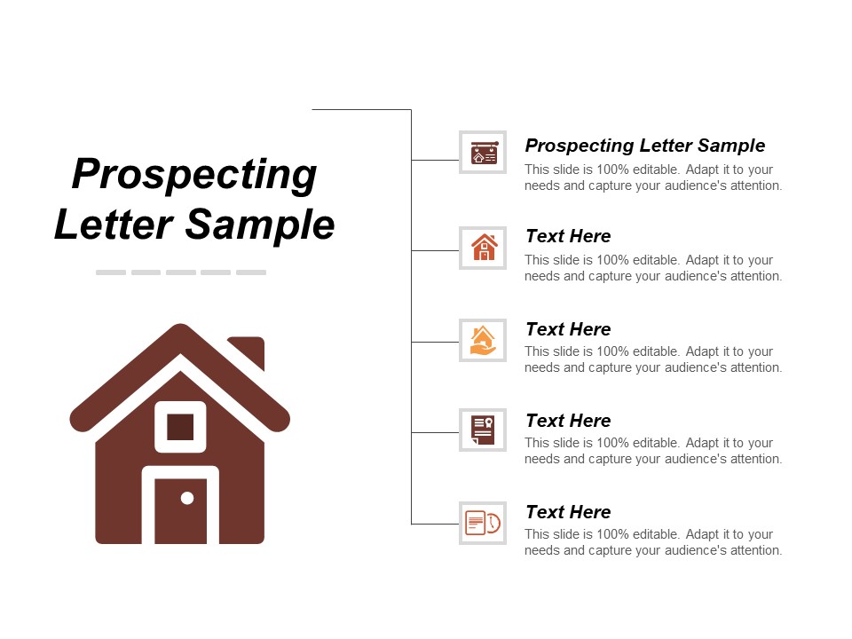 Prospecting Letter Sample Ppt PowerPoint Presentation Outline Good Cpb