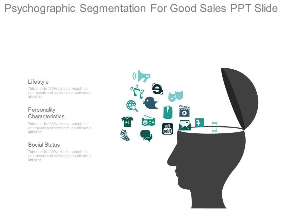 Psychographic Segmentation For Good Sales Ppt Slide