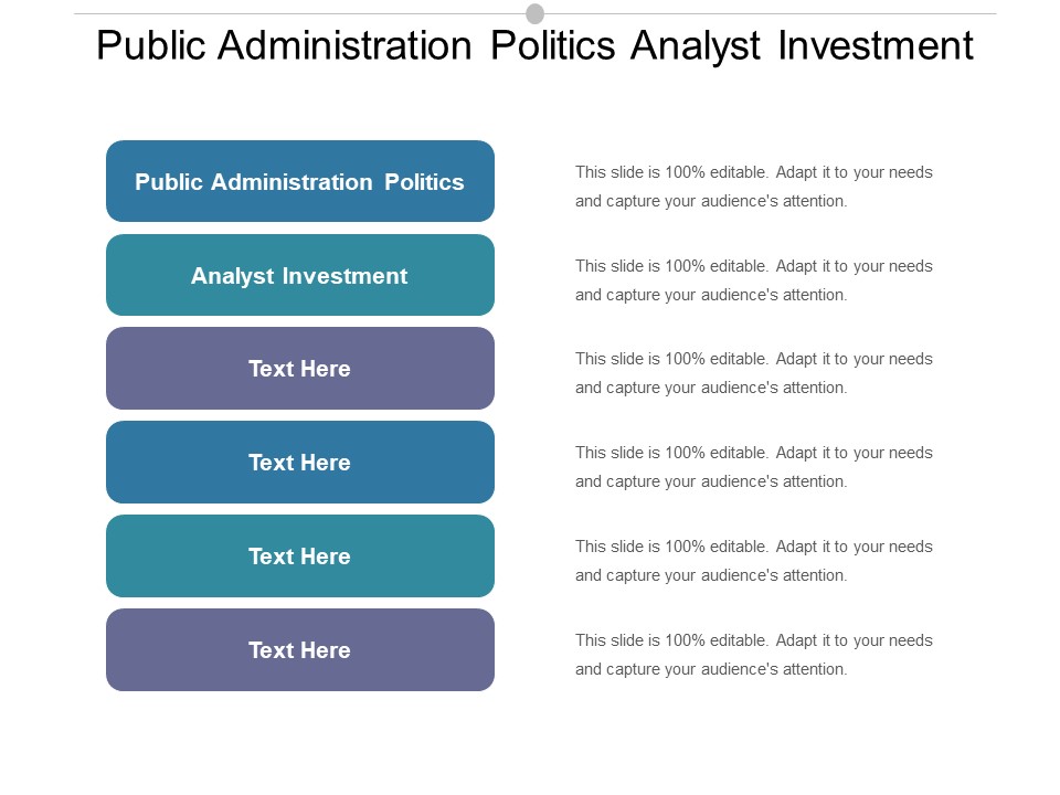 Public Administration Politics Analyst Investment Ppt PowerPoint Presentation Infographic Template Themes