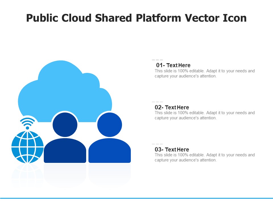 Public Cloud Shared Platform Vector Icon Ppt PowerPoint Presentation Gallery Styles PDF