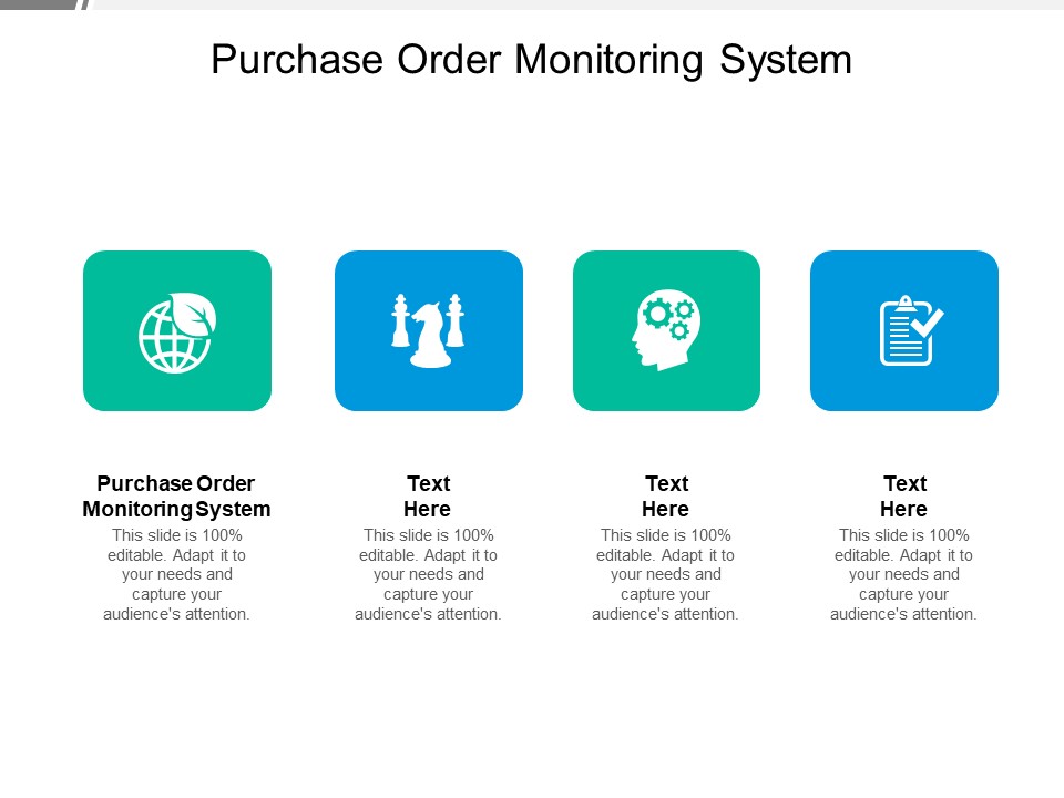 Purchase Order Monitoring System Ppt PowerPoint Presentation Gallery Graphics Pictures Cpb