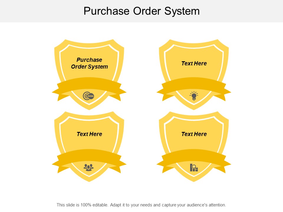 Purchase Order System Ppt PowerPoint Presentation Slides Template Cpb