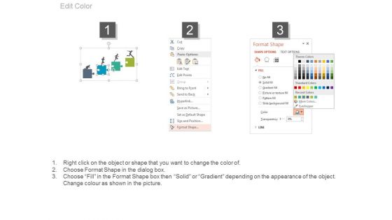 Puzzle Chart For Growth And Success Powerpoint Slides