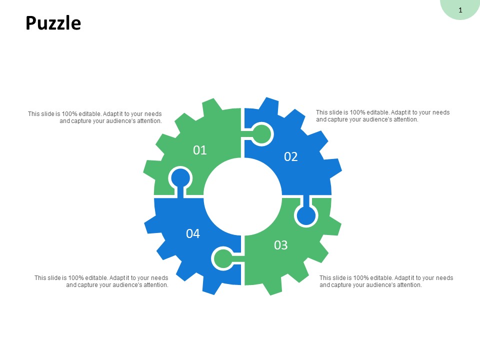 Puzzle Circular Process Ppt PowerPoint Presentation Model Topics