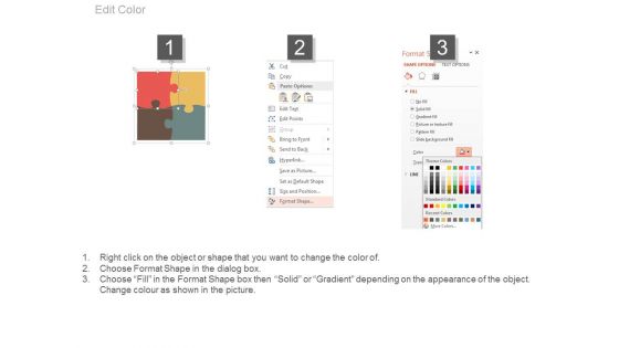 Puzzle Diagram Of Plan Do Check Act Powerpoint Slides