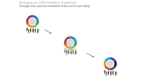 Puzzle Pie Chart With Team For Financial Analysis Powerpoint Slides