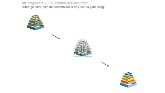 Pyramid For Sales Data Display Powerpoint Slides