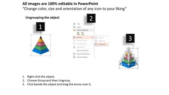 Pyramid For Strategic Planning Methodology Powerpoint Template