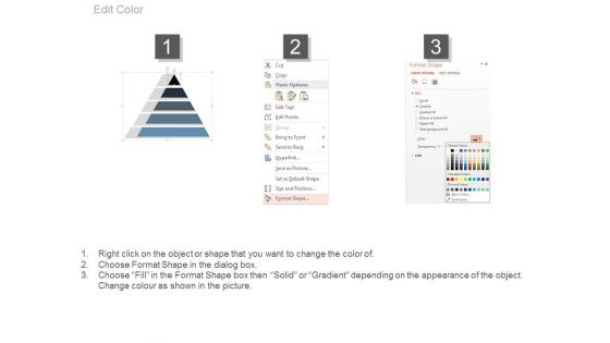 Pyramid Infographics For Marketing Process Powerpoint Slides