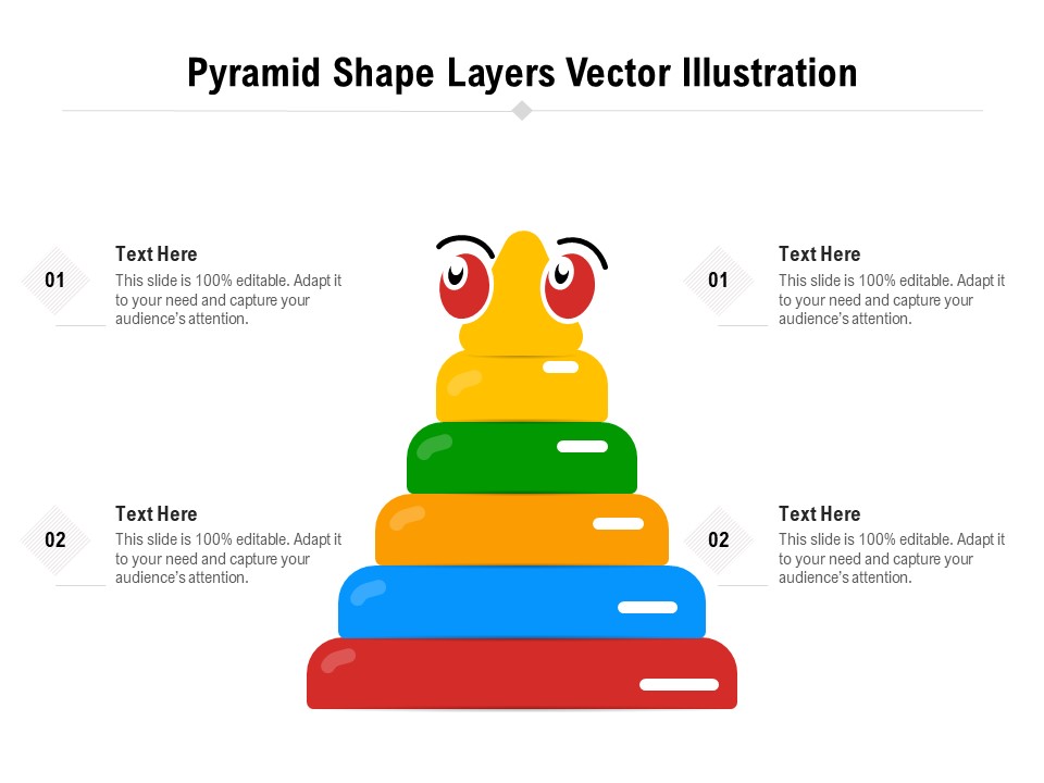 Pyramid Shape Layers Vector Illustration Ppt PowerPoint Presentation File Tips PDF