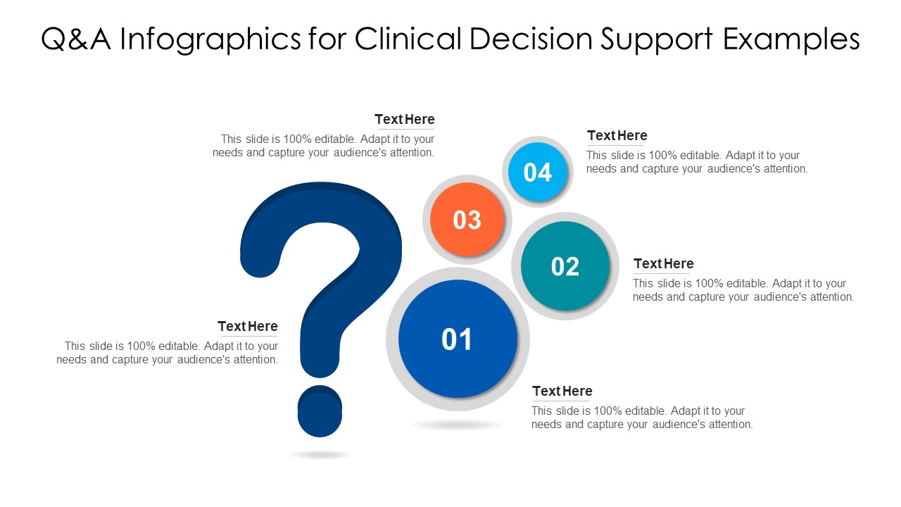 Q And A Infographics For Clinical Decision Support Examples Ppt PowerPoint Presentation File Summary PDF