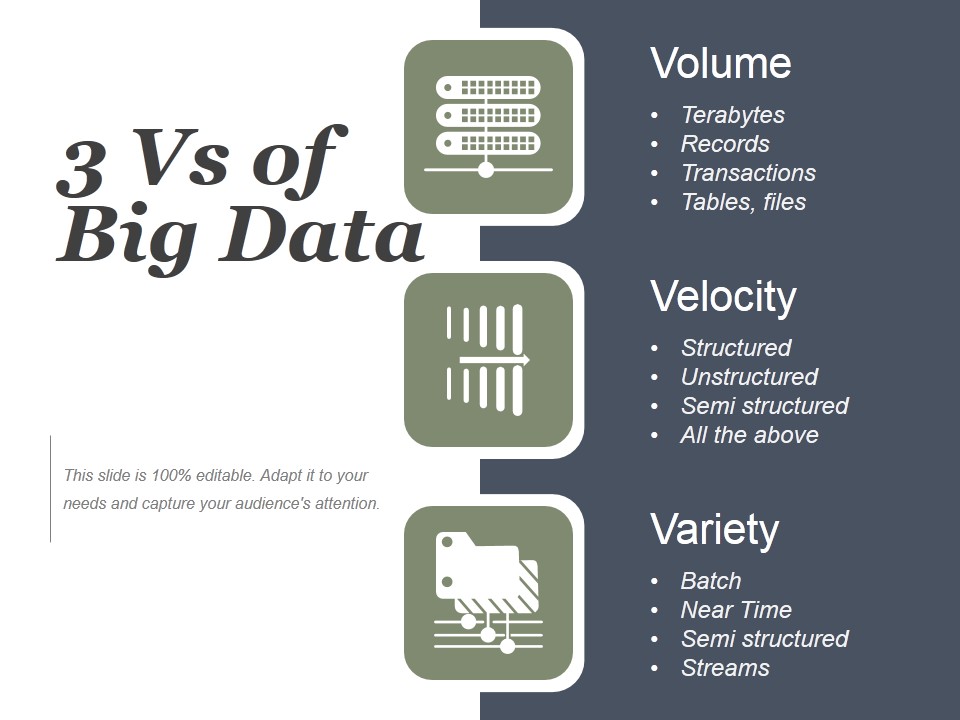 Quantity Nature Speed Of Big Data Ppt PowerPoint Presentation Model