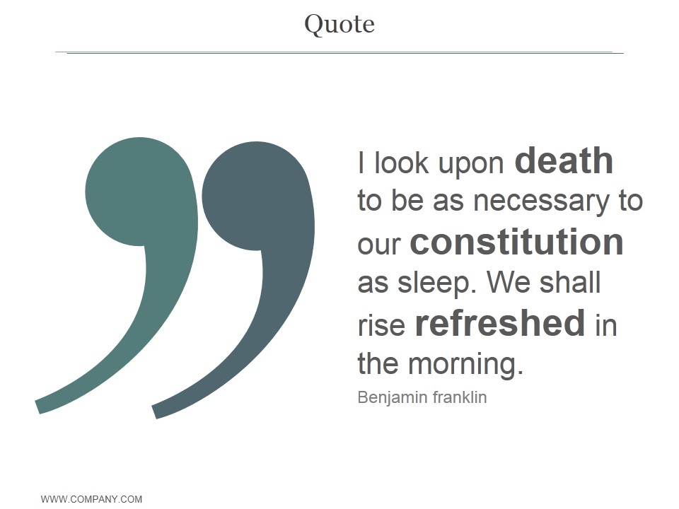 Quote Ppt PowerPoint Presentation Outline