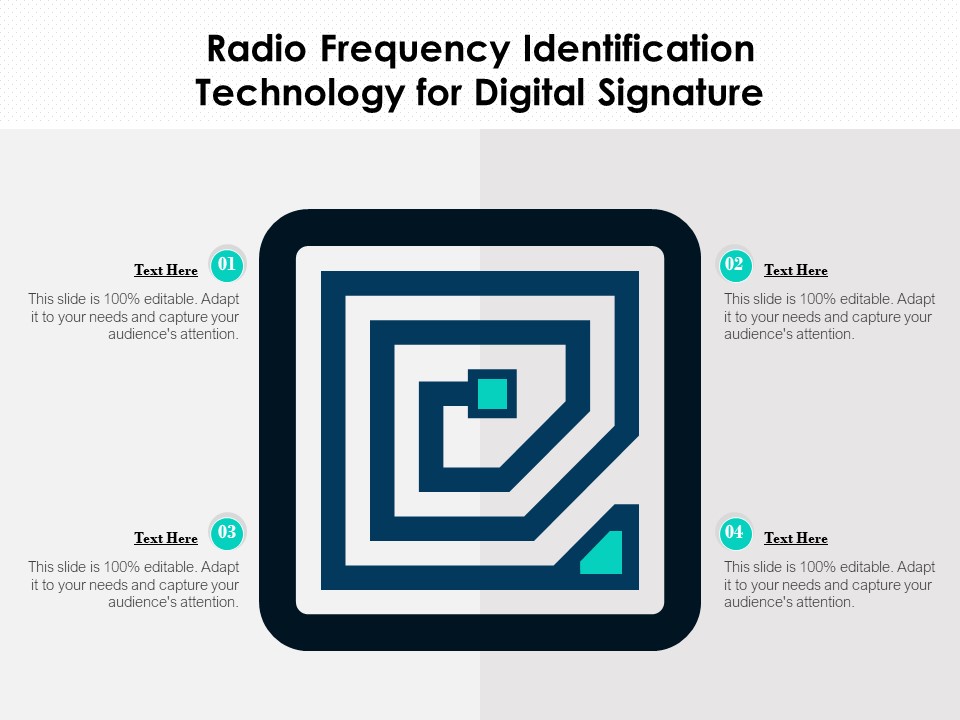 Radio Frequency Identification Technology For Digital Signature Ppt PowerPoint Presentation Model Deck PDF